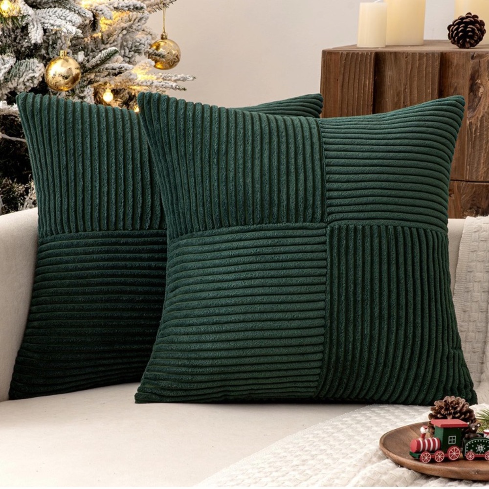 6 New Pillow Covers Corduroy like Fabric Bundle in Earth Tones New - Picture 2 of 16